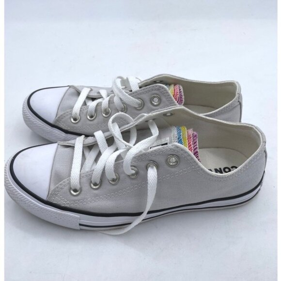 Converse Shoes - Converse All Star Low Top Rainbow Trim Canvas Sneakers Women‎ US 8